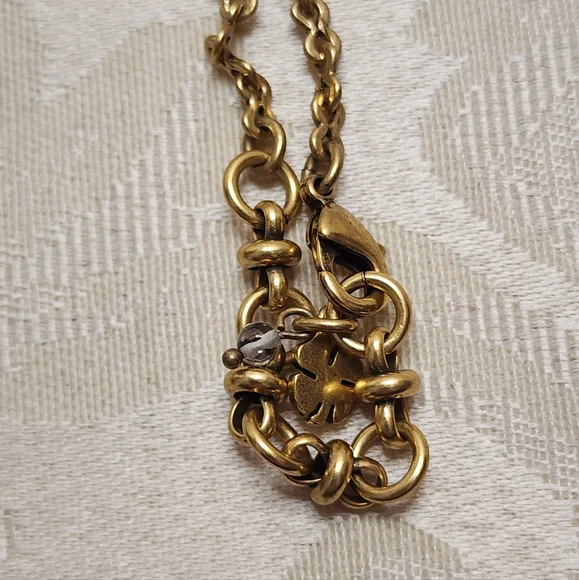 LUCKY BRAND Vintage Turquoise Teardrop Pendant Necklace – Brown Cord - Picture 5 of 6